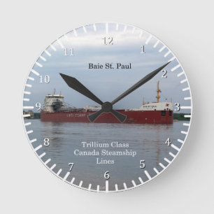 Redondo Mediano Reloj cargado de Baie St. Paul