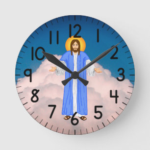 Redondo Mediano Reloj circular de Jesús