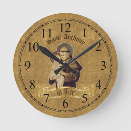 Redondo Mediano Reloj circular de san Anthony