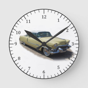 Redondo Mediano Reloj clásico de coches S61 de los años 50