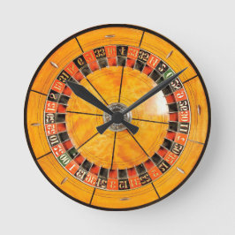 Redondo Mediano Reloj clásico de Novedad de ruedas de madera de ru