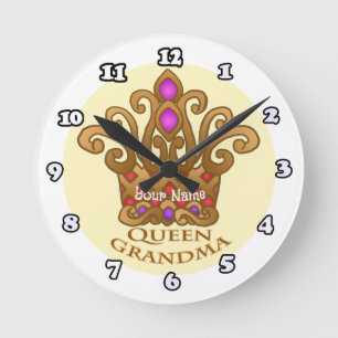 Redondo Mediano Reloj de Abuela Reina