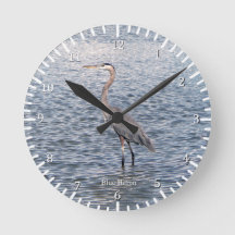Reloj de agua de la garganta azul
