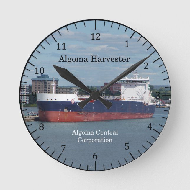 Redondo Mediano Reloj de Algoma Harvester (Anverso)