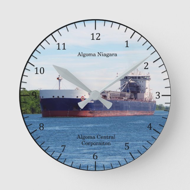 Redondo Mediano Reloj de Algoma Niagara (Anverso)