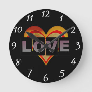 Redondo Mediano Reloj de amor