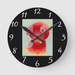 Redondo Mediano Reloj De Amor De Cachorro