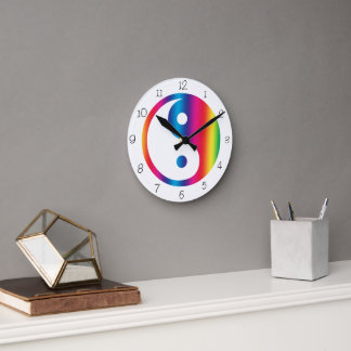 Redondo Mediano Reloj de arco iris Yang