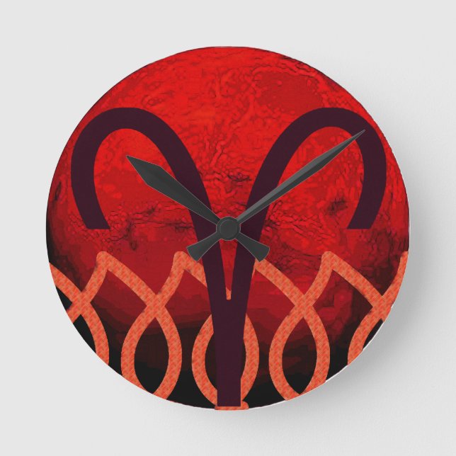 Redondo Mediano Reloj de Aries (Anverso)