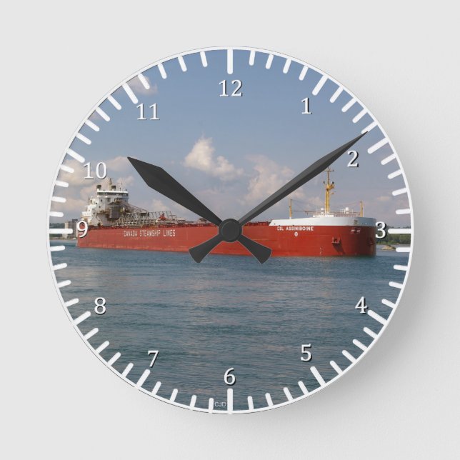Redondo Mediano Reloj de Assiniboine de CSL (Anverso)