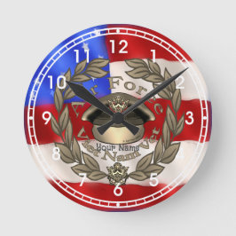 Redondo Mediano Reloj de Aviación Vet de Vietnam