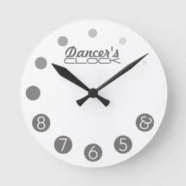 Redondo Mediano Reloj de bailarina para una bailarina.