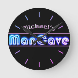 Redondo Mediano Reloj de barra de mancave personalizado para hombr