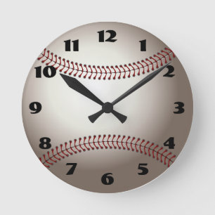 Redondo Mediano Reloj de béisbol