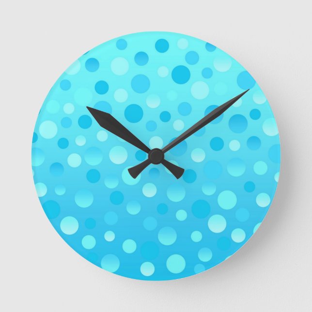 Redondo Mediano Reloj de Blueberry Fizz (Anverso)