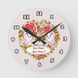 Redondo Mediano reloj de boda Yo Te Desposo