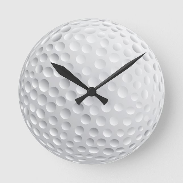 Redondo Mediano reloj de bola de golf (Anverso)