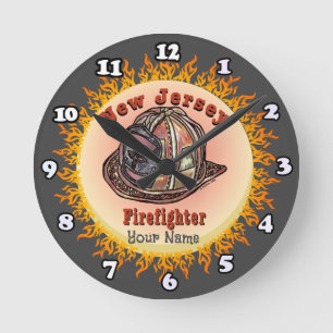 Redondo Mediano reloj de Bombero de Nueva Jersey