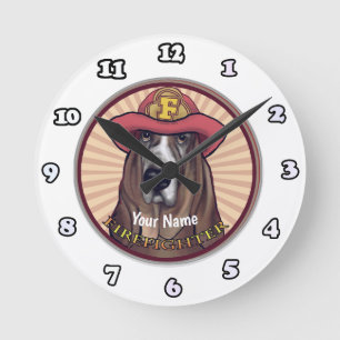 Redondo Mediano Reloj de Bombero Hounddog