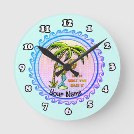Redondo Mediano reloj de buena vida de sirena