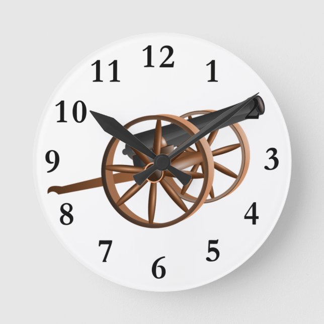Redondo Mediano reloj de cañón (Anverso)