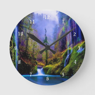 Redondo Mediano Reloj de cascada