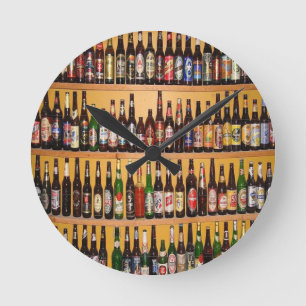 Redondo Mediano Reloj de cerveza
