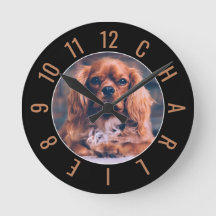 Reloj de Charlie - Reloj de nombre de cachorro