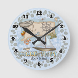 Redondo Mediano reloj de Connecticut