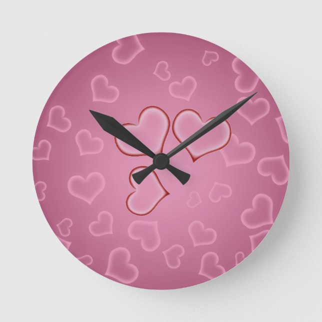 Redondo Mediano Reloj de corazón (Anverso)