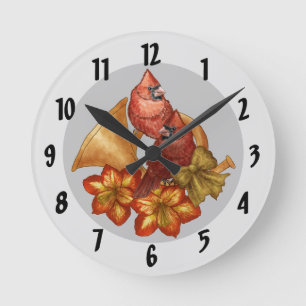 Redondo Mediano Reloj de Cuerno de los Cardenales