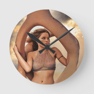 Redondo Mediano Reloj de cueva de hombre