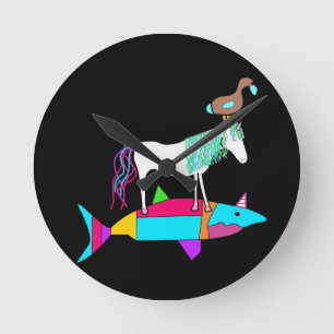 Redondo Mediano Reloj de Dodisharkicorn