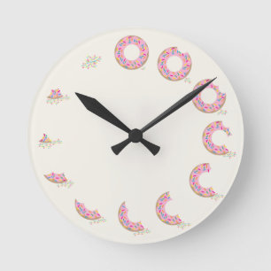 Redondo Mediano Reloj de donut