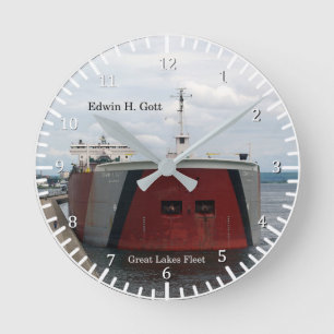 Redondo Mediano Reloj de Edwin H. Gott