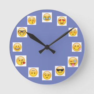 Redondo Mediano reloj de emoji