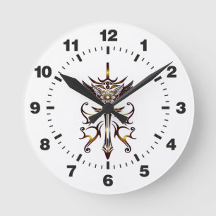 Redondo Mediano Reloj de Espada de Ala 2