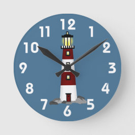 Redondo Mediano Reloj de faro