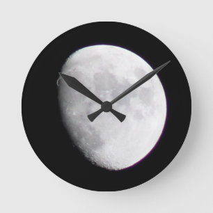 Redondo Mediano Reloj de fase lunar