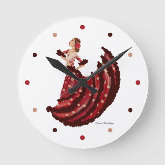 Redondo Mediano Reloj de flamenco LW (2)