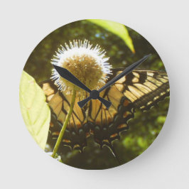 Redondo Mediano Reloj de flor monarca de junio