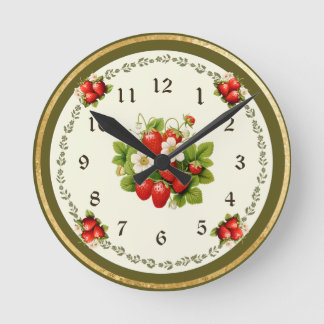 Redondo Mediano Reloj de fresa Loden Green Bavarian Look