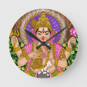 Redondo Mediano Reloj de Ganesha