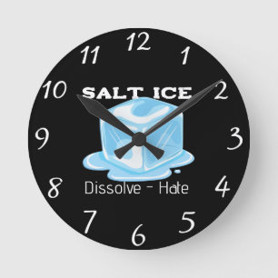 Redondo Mediano Reloj de hielo de sal