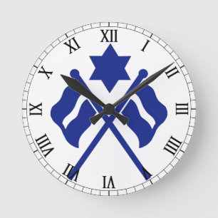Redondo Mediano Reloj de insignia de los accesorios