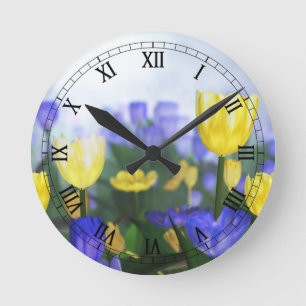 Redondo Mediano Reloj de jubileo de oro