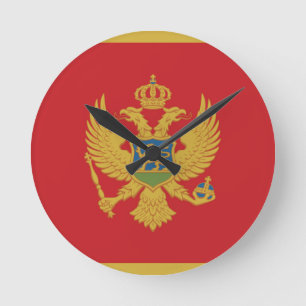 Redondo Mediano Reloj de la bandera de Chipre