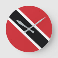 Reloj de la bandera nacional de Trinidad y Tobago