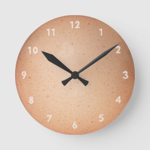 Redondo Mediano Reloj de la concha de huevo