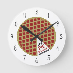 Redondo Mediano Reloj de la empanada